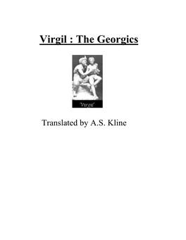 Virgil : the Georgics