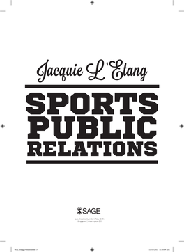 Sports Public Relations