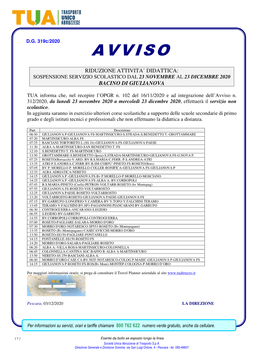 Avv 319C 2020 Riduzioneservizifase3 Giulianova