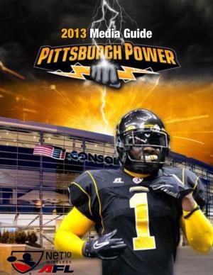 2013 Pittsburgh Power Media Guide