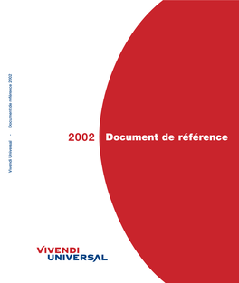 Document De Référence 2002 Vivendi Universal