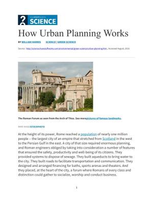 How Urban Planning Works by WILLIAM HARRIS SCIENCE | GREEN SCIENCE
