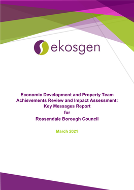 Key Messages Report for Rossendale Borough Council