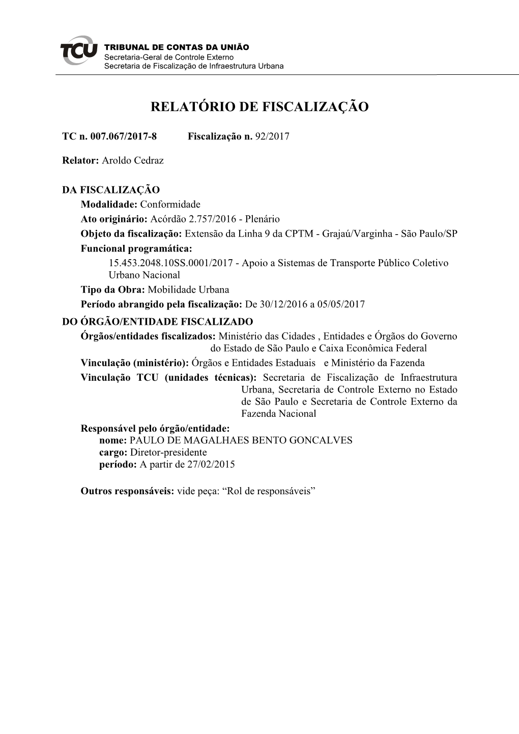 Extensão Da Linha 9 Da CPTM