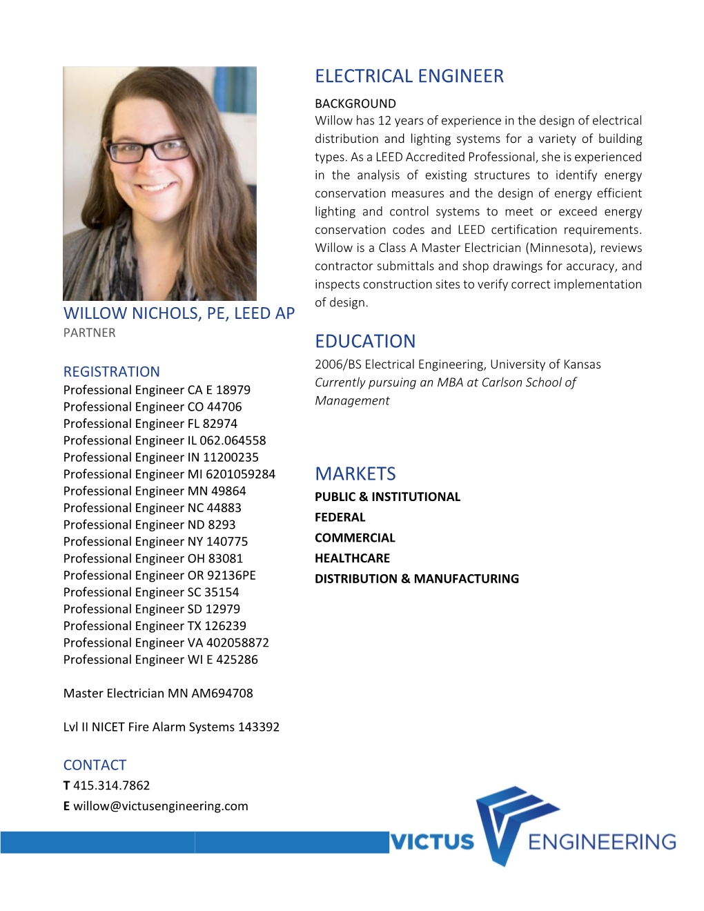 Electrical Engineer Education Markets