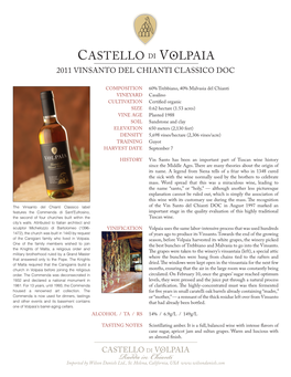 VP 11 Vinsanto Fact Sheet.Indd