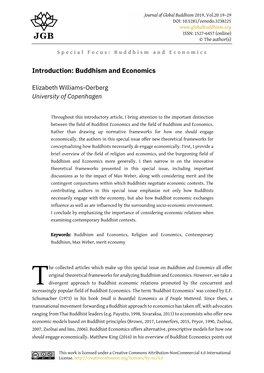 Buddhism and Economics