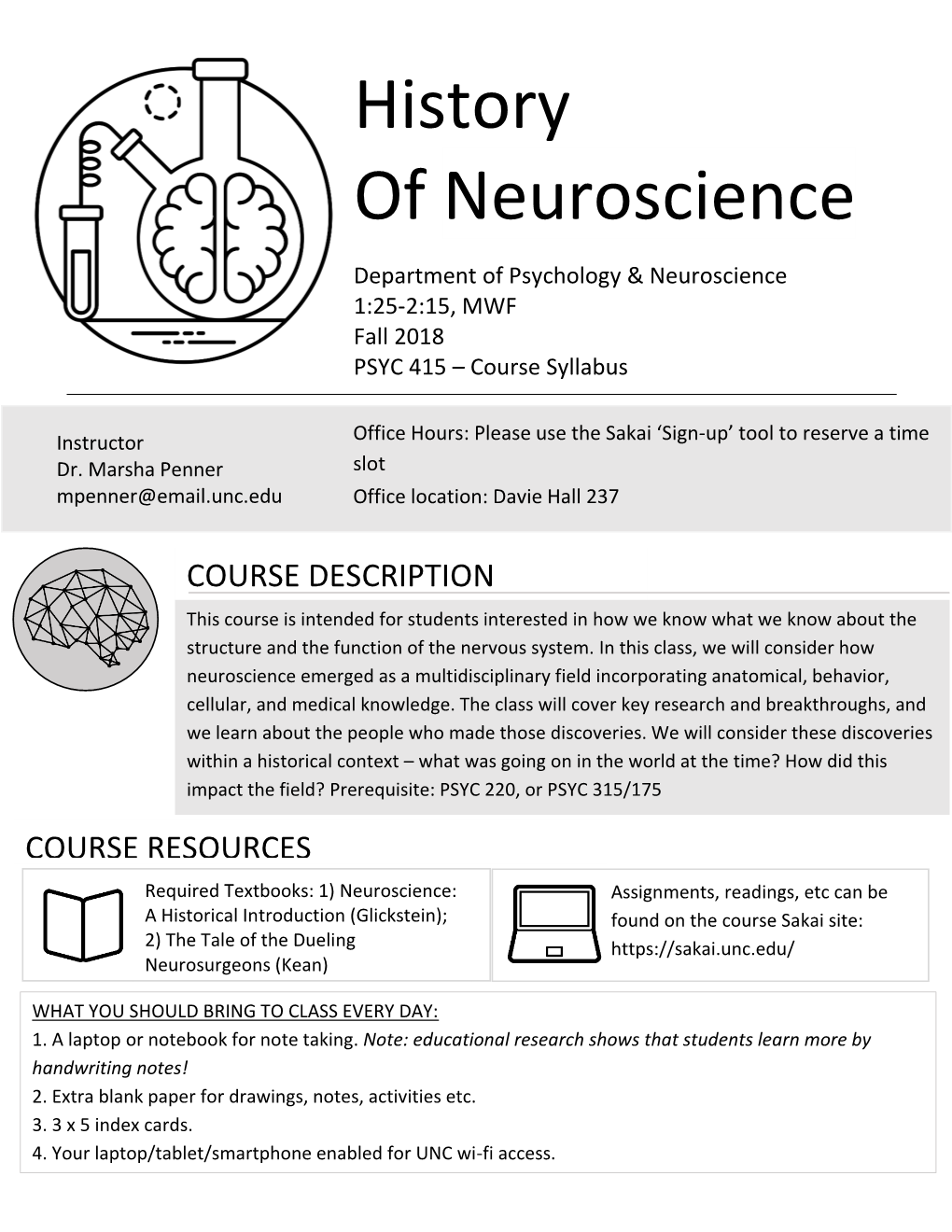 History of Neuroscience