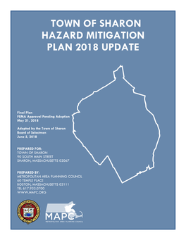 Plan 2018 Update Town of Sharon Hazard Mitigation