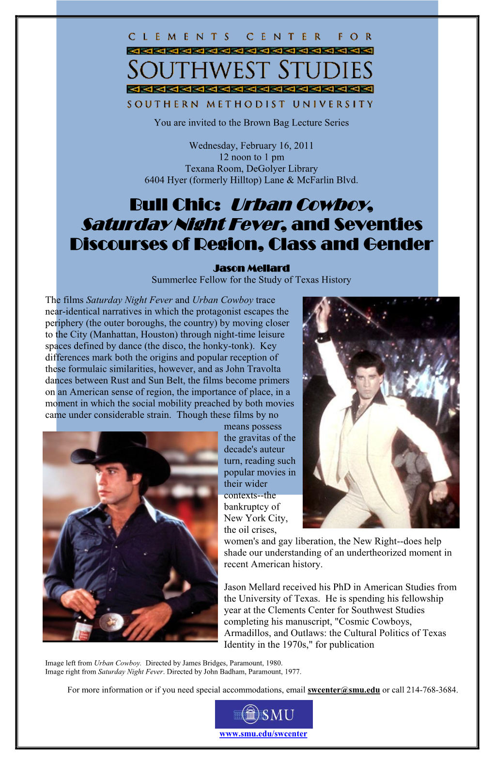 Urban Cowboy, Saturday Night Fever, and Seventies Discourses of Region, Class and Gender