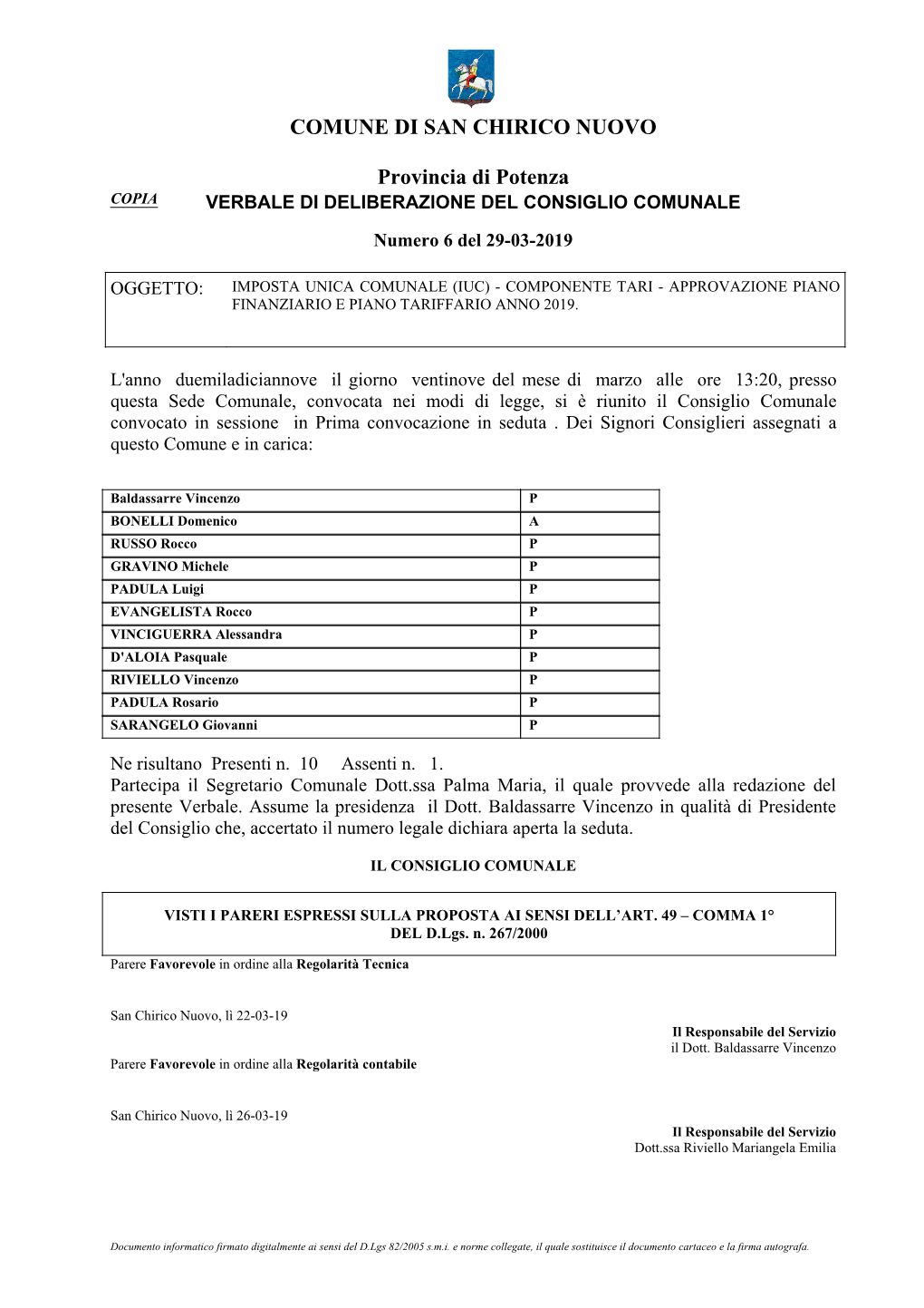 COMUNEDISANCHIRICONUOVO Provinciadipotenza