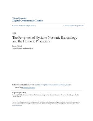 The Ferrymen of Elysium: Nostratic Eschatology and the Homeric Phaeacians
