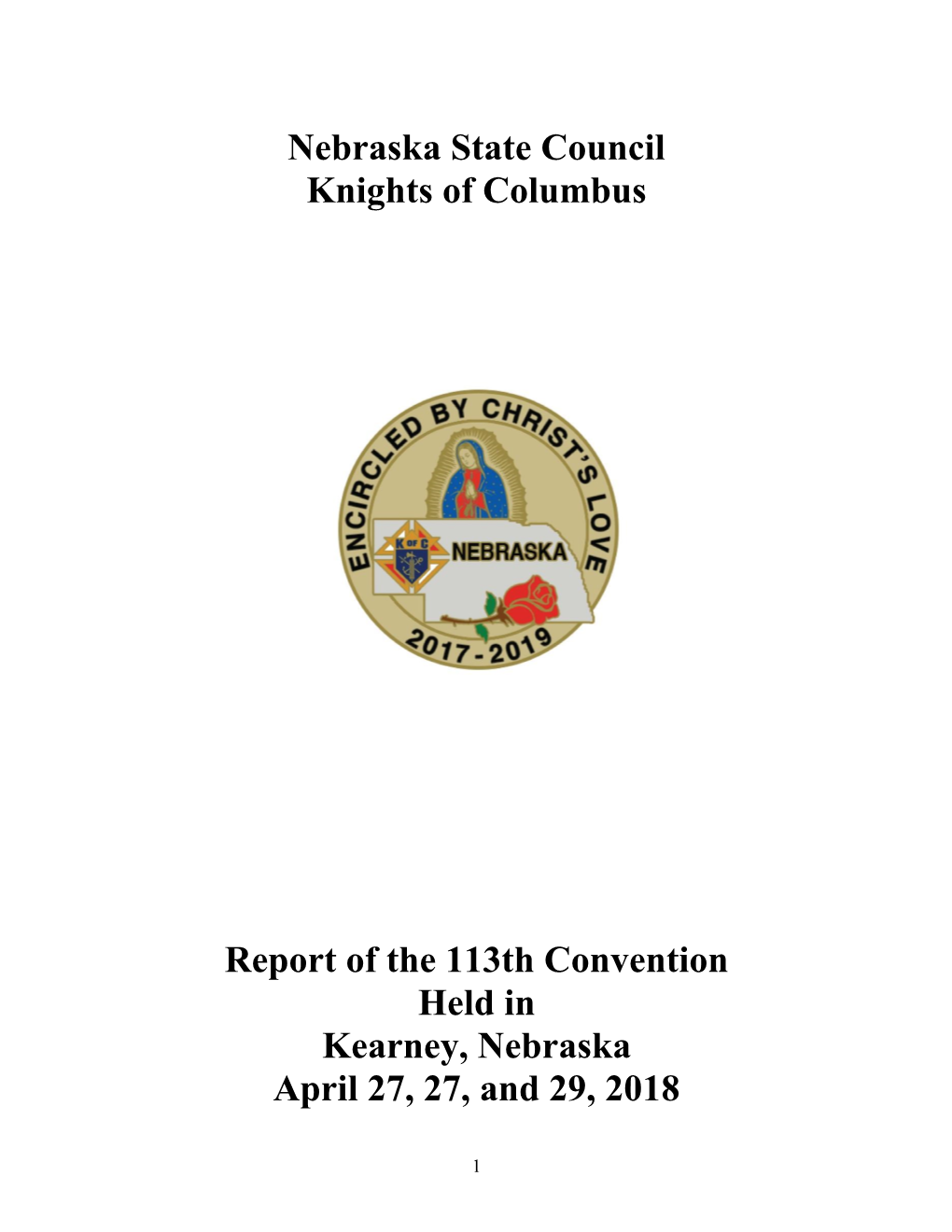 Nebraska State Council Knights of Columbus