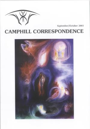 Camphill Correspondence September/October 2003