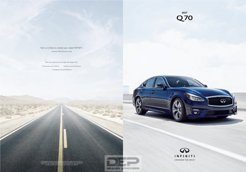 2017 Infiniti Q70 Brochure