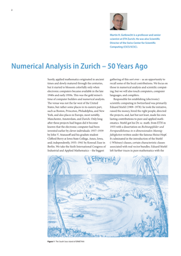 Numerical Analysis in Zurich – 50 Years Ago