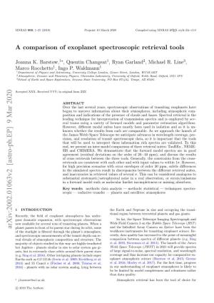 A Comparison of Exoplanet Spectroscopic Retrieval Tools