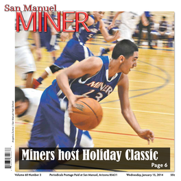 Miners Host Holiday Classic Page 6