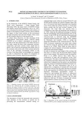 P5.22 MESOSCALE PROCESSES and IMPACT of FASTEX CYCLOGENESIS THROUGH MOMENTUM, HEAT, and WATER BUDGETS (Iops 11, 12, 16, 17)