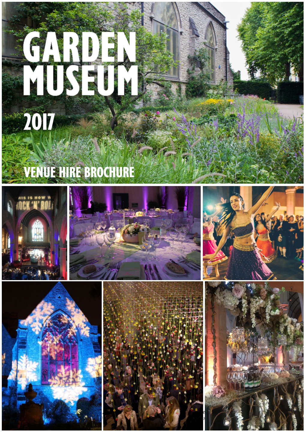 Garden Museum Venue Hire Brochure 2017.Pdf