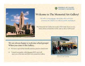 Welcome to the Memorial Art Gallery!