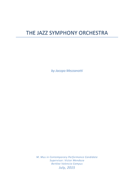 Jazz Symphony Orchestra