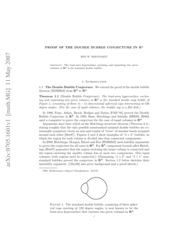 Proof of the Double Bubble Conjecture in R^ N