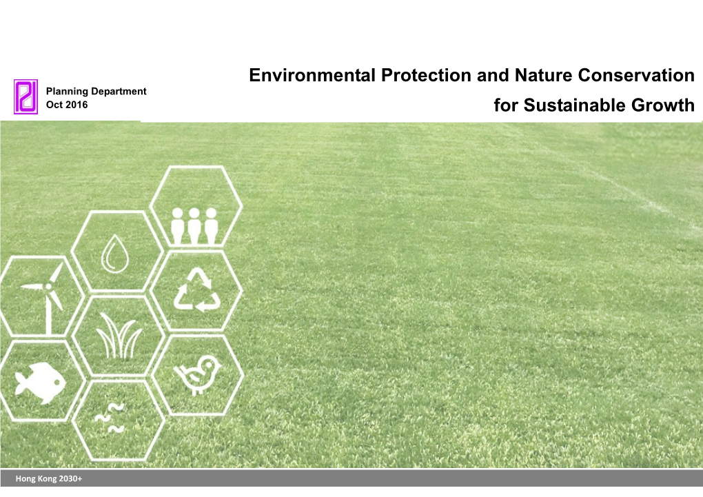 Environmental Protection and Nature Conservation for Sustainable Growth