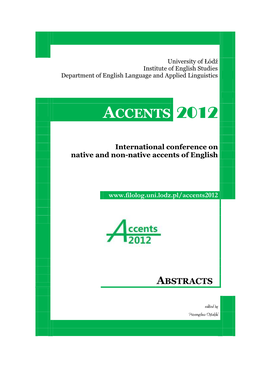 Accents 2012