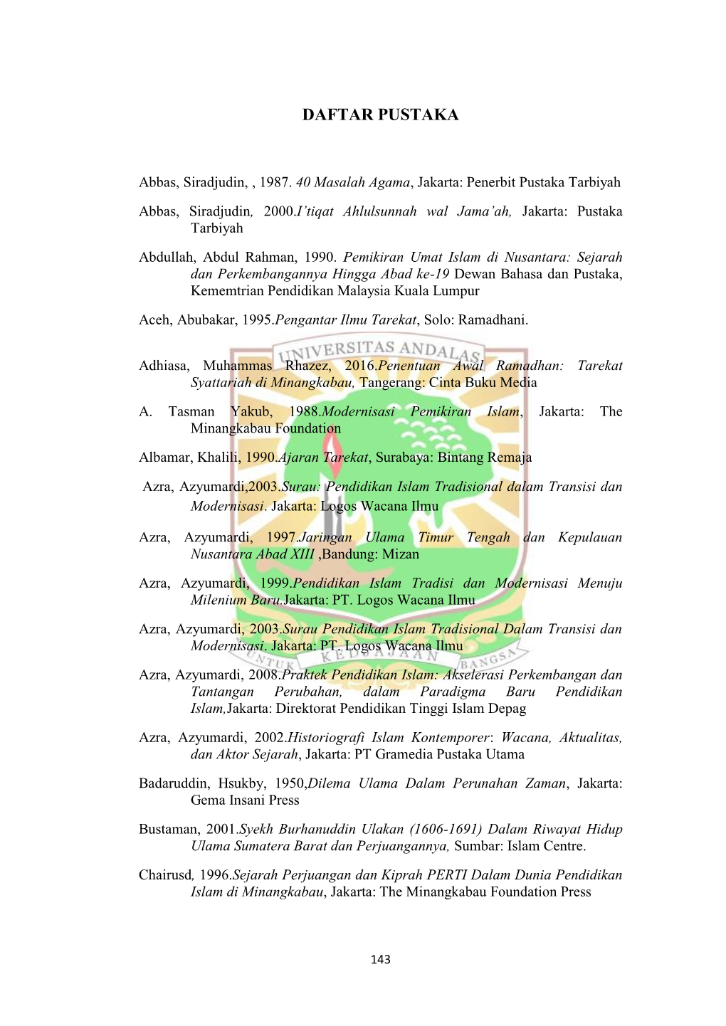 Daftar Pustaka