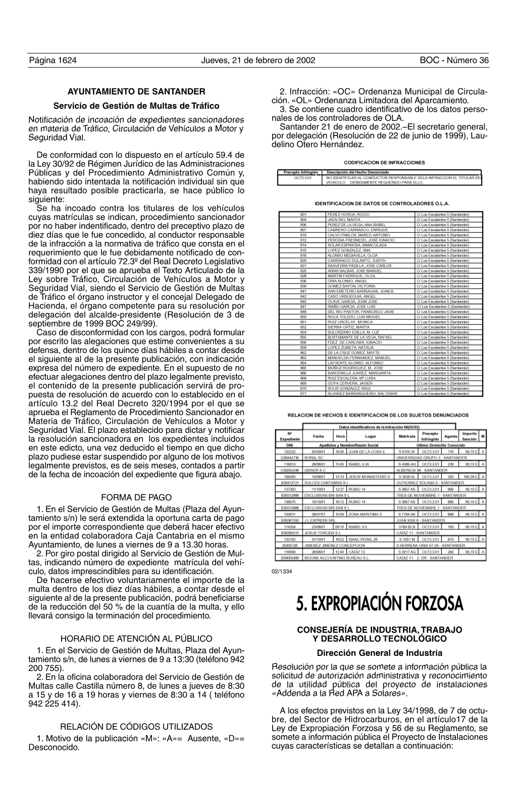 5. EXPROPIACIÓN FORZOSA Llevará Consigo La Terminación Del Procedimiento