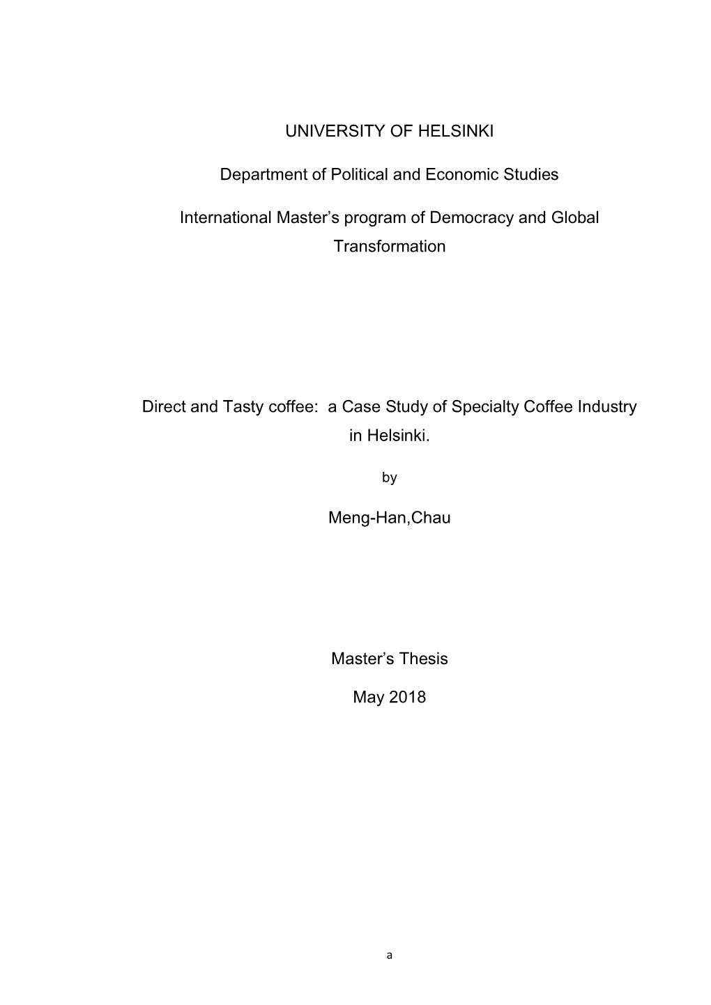 Direct and Tast ... Cialty Coffee Industry.Pdf