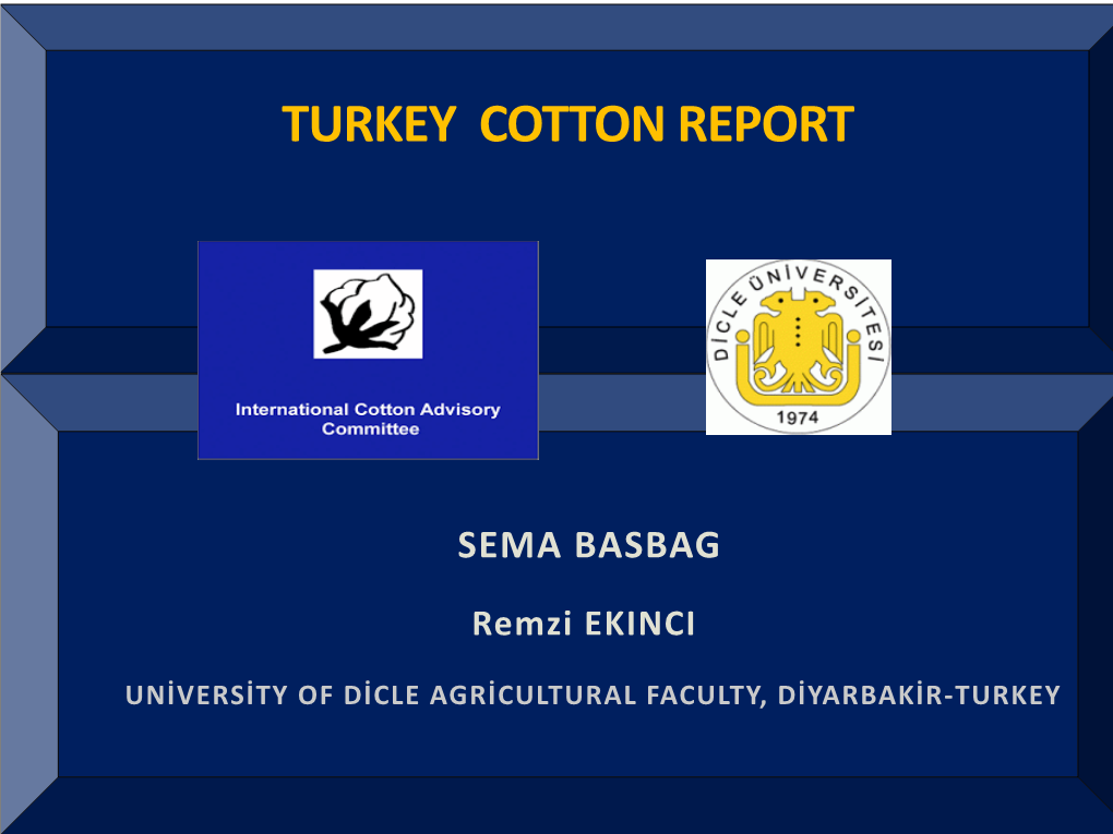 Turkey Cotton Report