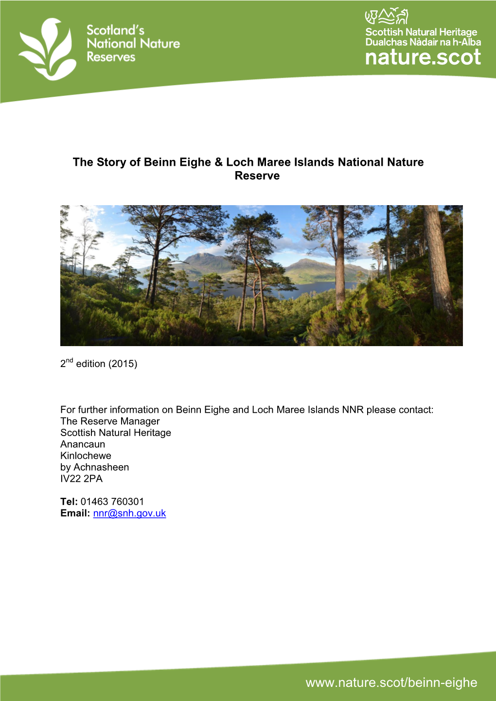The Story of Beinn Eighe and Loch Maree Islands National Nature Reserve