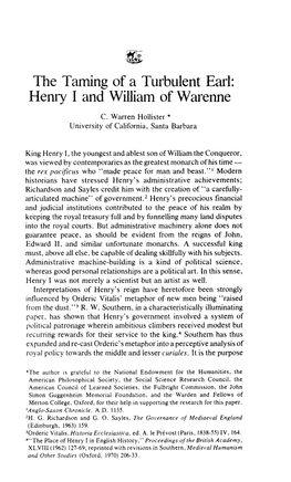 Henry I and William of Warenne