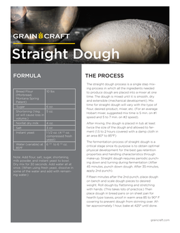 Straight Dough