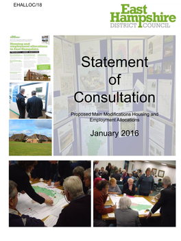 Statement of Consultation