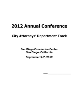 2012 Annual Conference