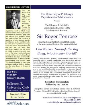 Sir Roger Penrose Spacetime in Loop Quantum Gravity