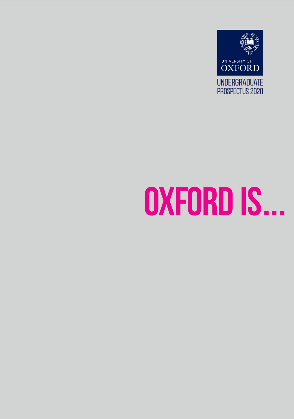 Oxford Is ... Ou Make It