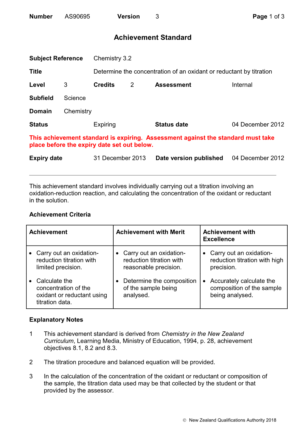 90695 Determine the Concentration of an Oxidant Or Reductant by Titration