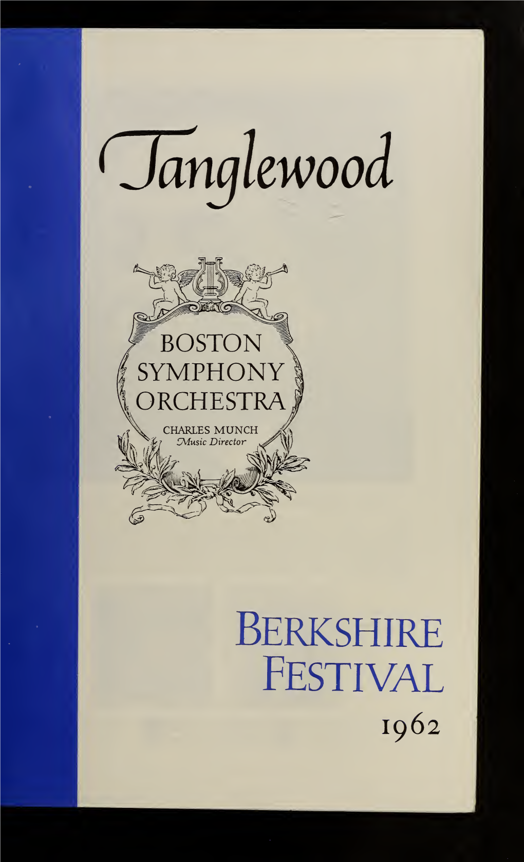 Boston Symphony Orchestra Concert Programs, Summer, 1961-1962