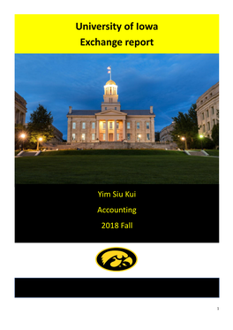 University of Iowa Exchange Report