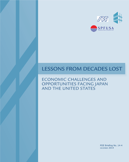 PIIE Briefing 14-4: Lessons from Decades Lost: Economic Challenges and Opportunities Facing Japan and the United States