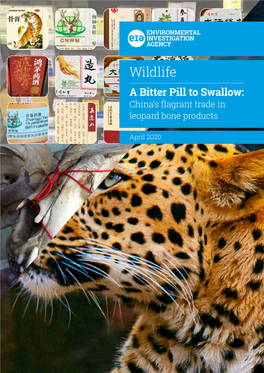 Bitter Pill to Swallow: China’S Flagrant Trade in Leopard Bone Products