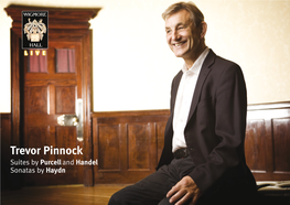 Trevor Pinnock Harpsichord Recorded Live at Wigmore Hall, London, on 10 May 2009