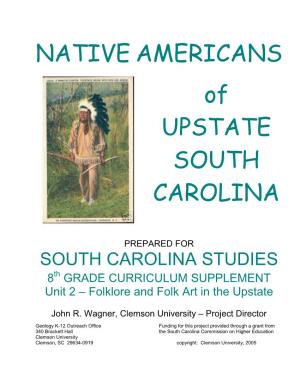 Native Americans of Upstate South Carolina