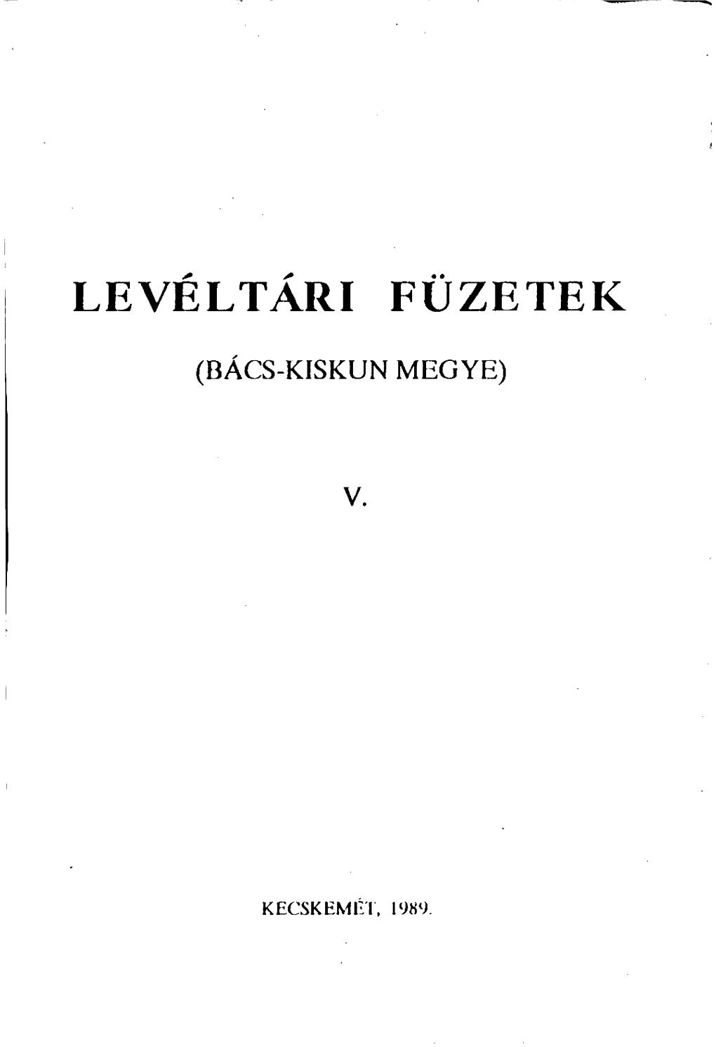 Telepítések a Csonka Bács-Bodrog