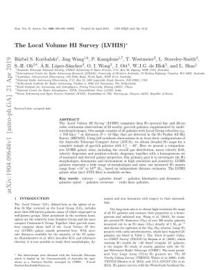 The Local Volume HI Survey (LVHIS) 3