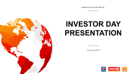 Investor Day Presentation